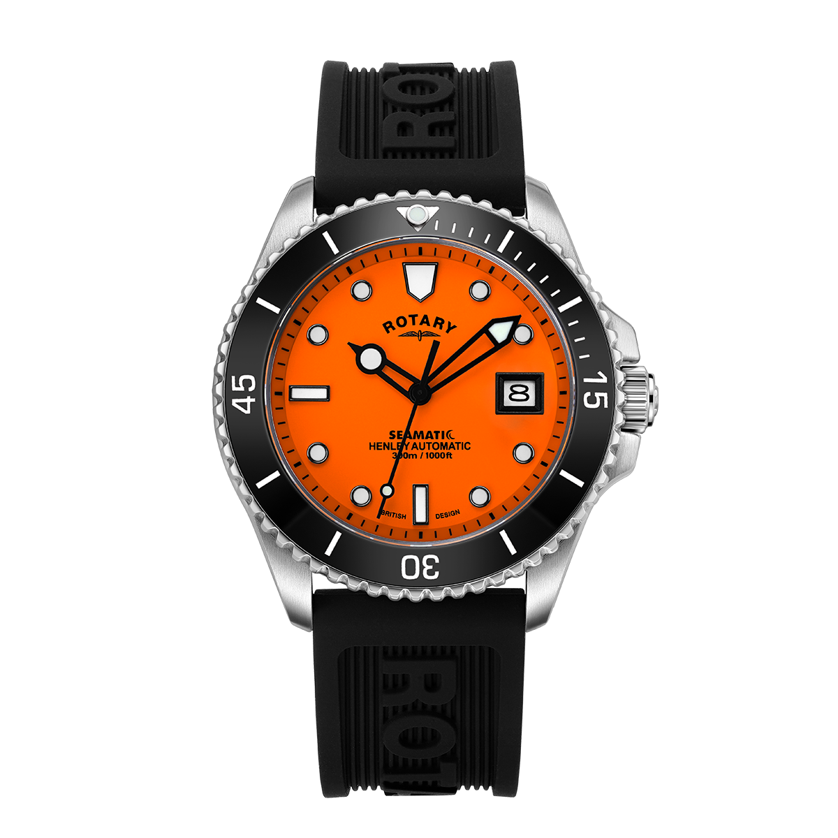 Rotary Seamatic Strap 300 Automatic Watch - GS05430/79