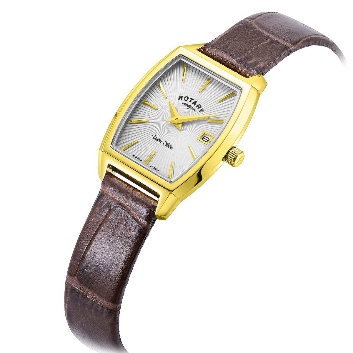 Rotary Ultra Slim Tonneau Watch- LS08018/06